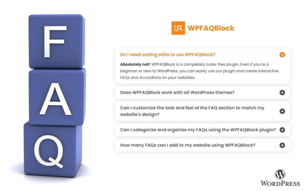WP FAQ Block WordPress Plugin